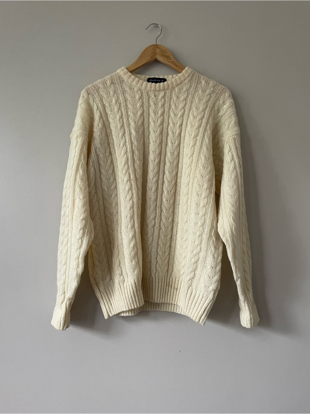 Vintage Gant Shetland wool knitted fisherman sweater - AS IS